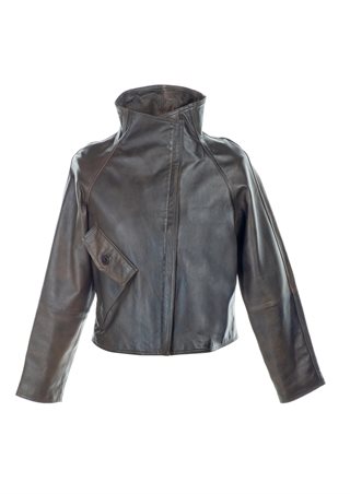 HEST - GABBY Leather Jakke - Brown - Large